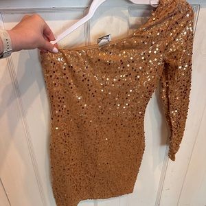 Gold Sequin Homecoming Dress for Sale up to 90% Off: Poshmark